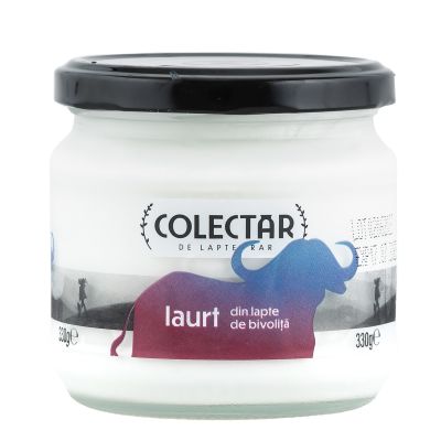 COLECTAR IAURT DIN LAPTE DE BIVOLITA 6.5% GRASIME 330 GR