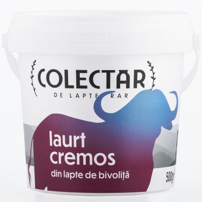 COLECTAR IAURT CREMOS DIN LAPTE DE BIVOLITA 6,2%-8% GRASIME 500 GR